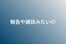 報告や雑談みたいの