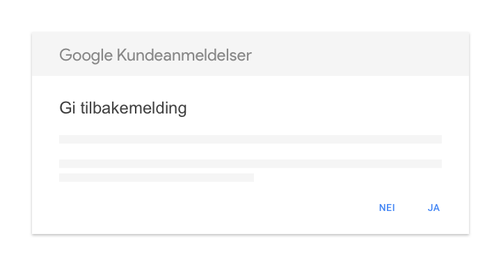 Google Kundeanmeldelser