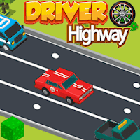 Blocky Driver Highway Traffic Racer Game