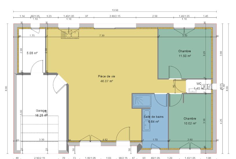  Vente Terrain + Maison - Terrain : 603m² - Maison : 80m² à Fercé-sur-Sarthe (72430) 