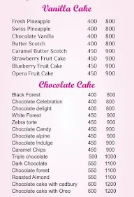 Bliss Bites Cake Shop And Bakery menu 1