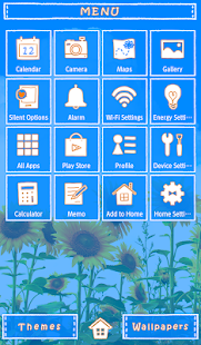 Beautiful Wallpaper Sunflower Summer Sky Theme - náhled