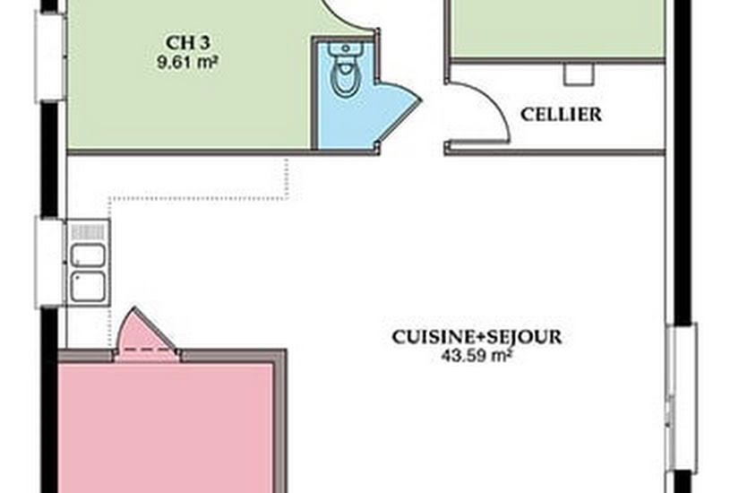  Vente Terrain + Maison - Terrain : 500m² - Maison : 97m² à Épouville (76133) 