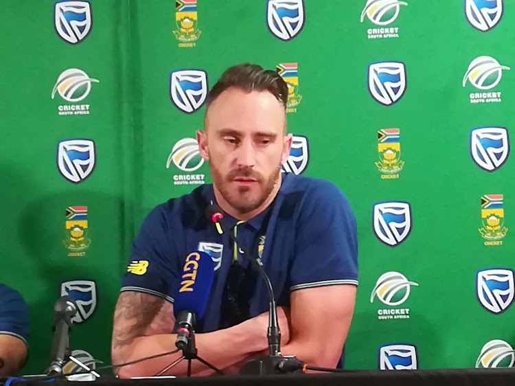 Faf du Plessis will captain SA in their three-match Test series in India in October 2019.