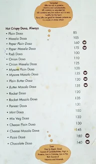 Madras Coffee House menu 7