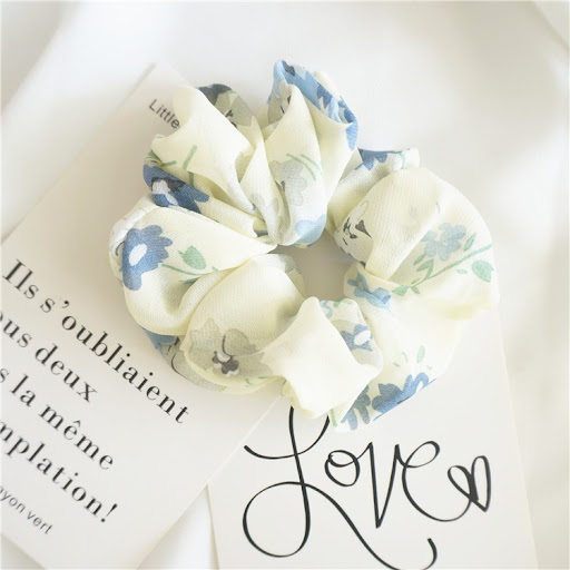 Title 3, Lente en zomer chiffon haarring met grote darmc...