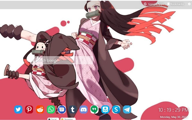 Nezuko Wallpaper New Tab Theme [Install] chrome extension