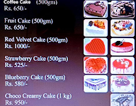 Chocolate Cake Co. menu 3