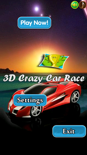 3D Crazy Car Race