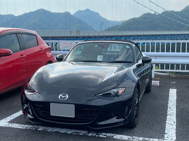 ロードスターのオープンカー・ドライブ・ロードスターND・竜神大吊橋に関するカスタム事例の投稿画像1枚目