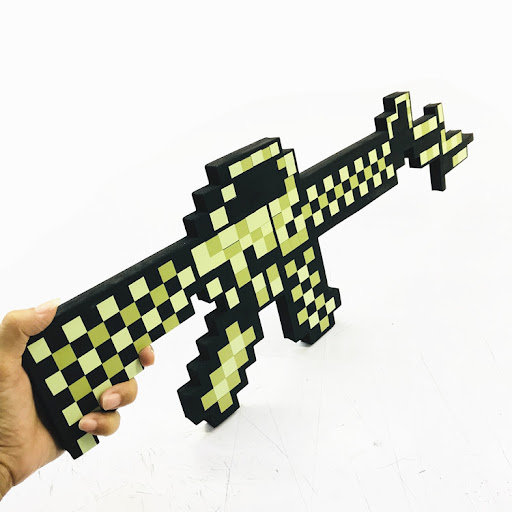 Title 5, Foam Game Props Childrens Toy Submachine Gun S...