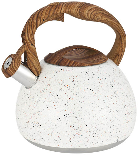 Title 1, Antique Whistling Kettle Flat Bottom Tea Kettle...