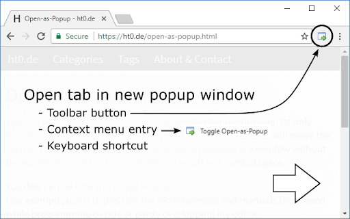 Open-as-Popup