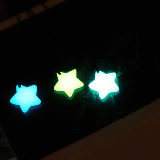 Title 4, Luminous Five-pointed Star Fluorescent Necklace...