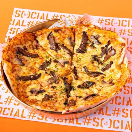 Truffle Shitake and Button Mushroom Pizza