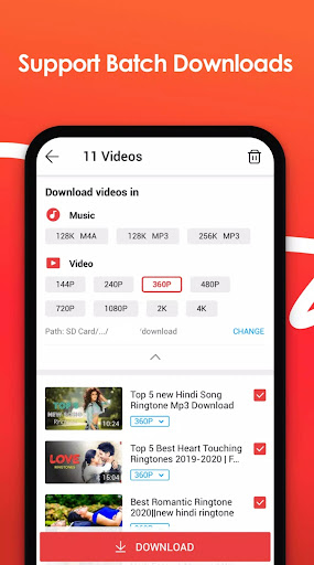 Screenshot Video Downloader App