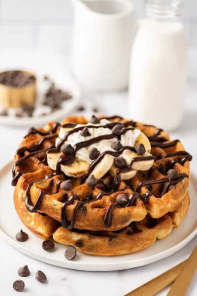 Drizzle Choco Chip Waffle+ 150ML Icecream