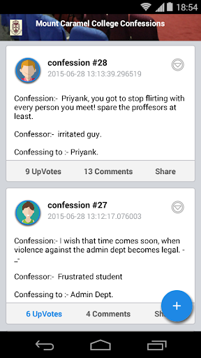 St. Joseph's Clg Confessions