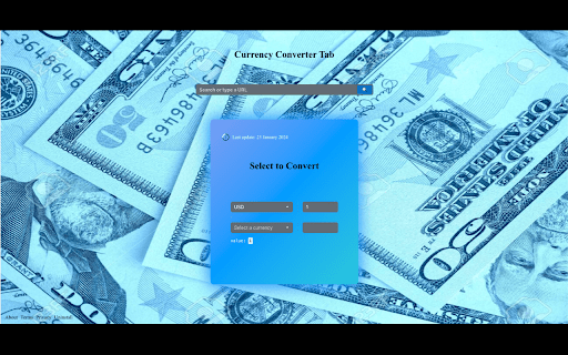 Currency Converter Tab