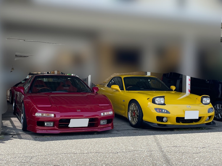 RX-7のオープンランチツーリング🍙😋・オープンで無くても全然OK🙆‍♀️・日本一深い湖✨田沢湖❗️・皆んなで楽しく遊ぼうツーリング🏎️💨・横に並ぶって凄く良いね🥹に関するカスタム事例の投稿画像1枚目