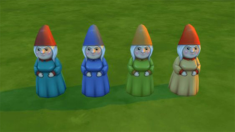 Lady Gnome Decor CC for The Sims 4