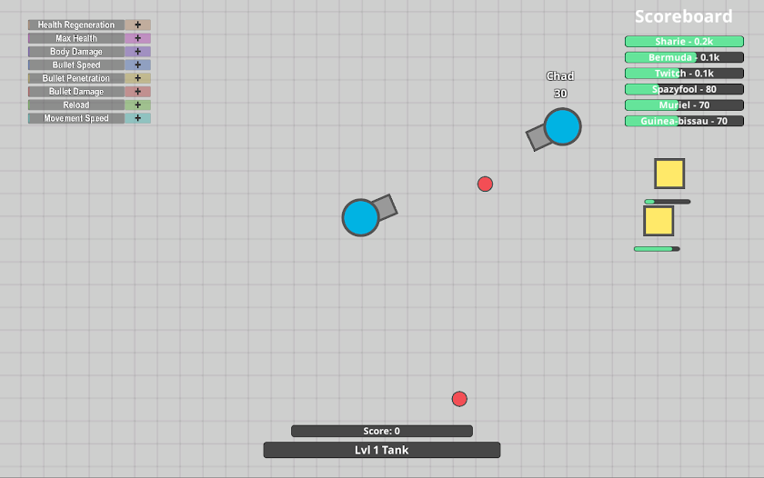 Diep io - Tanks io Online Screen 3
