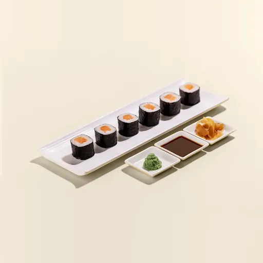 Salmon Maki Roll (Hosomaki, 6 Pcs)