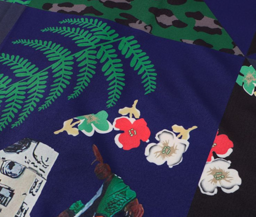 Title 6, Tropical Rainforest Style Printed Polyester Sho...