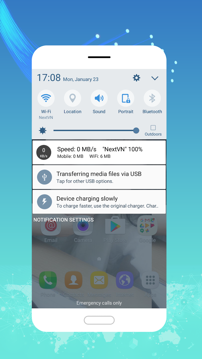 Internet Speed Meter 3G,Wifi Screen 1