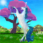 Cover Image of Descargar Unicorn Family Simulator 2－Magic Horse Adventure 1.17 APK