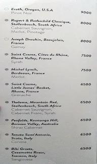 Alto Vino - JW Marriott Pune menu 3