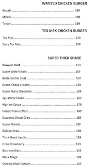 Cheesy Juicy Burgers menu 4