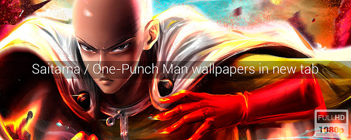 Saitama / One-Punch Man Wallpapers New Tab marquee promo image