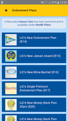 Screenshot LIC Digital