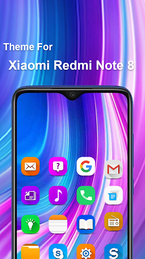 launcher theme for Xiaomi Redmi Note 8 pro