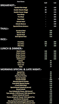 Maa Vaishno Fast Food Cafe menu 1