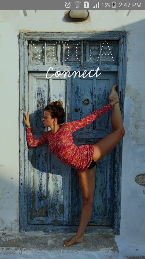 Android application YogaConnect screenshort