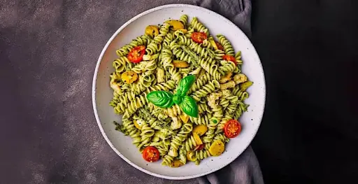 Whole Wheat Green Spinach Pasta