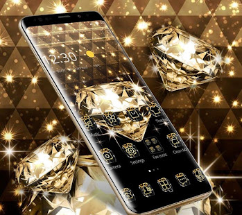 Gold Glitter Sparkling Diamond Theme(圖3)-速報App