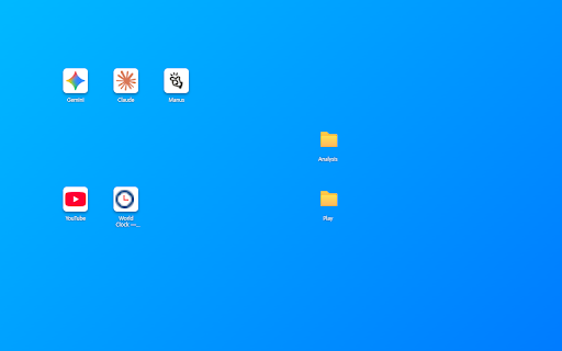 Icon Bookmarks - Desktop Style New Tab screenshot 1