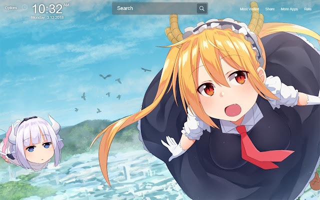 Miss Kobayashis Dragon Maid Wallpapers Theme