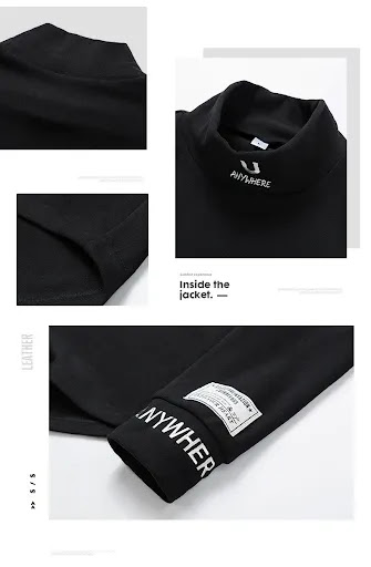 Title 3, Mens sweater letter T-shirt with no iron treat...
