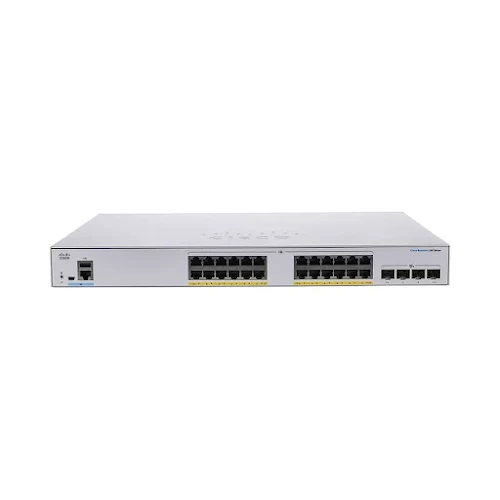 Thiết bị mạng/ Switch Cisco CBS350 Managed 24-port GE, PoE, 4x1G SFP - CBS350-24P-4G-EU