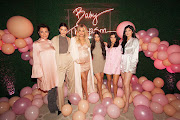 The Kardashian-Jenner women at Khloe Kardashian's baby shower in March 2018.
