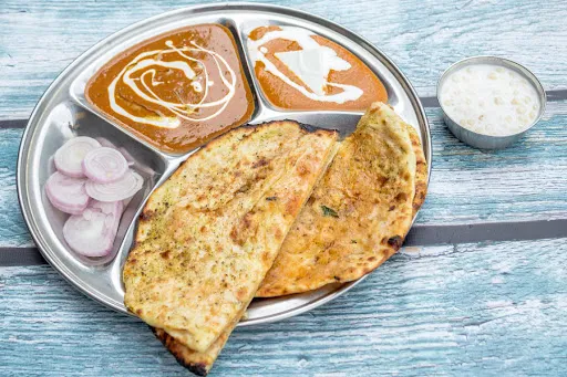 Aloo Chur Chur Naan Thali