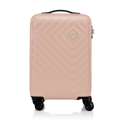 Vali kéo American Tourister Senna V2 màu hồng size S