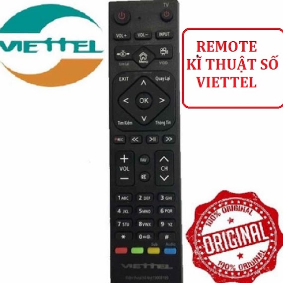 Điều Khiển Đầu Thu Truyền Hình Digital Viettel - Bh Đổi Mới