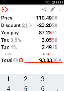 Evercal Sales Tax Calculator screenshot 4