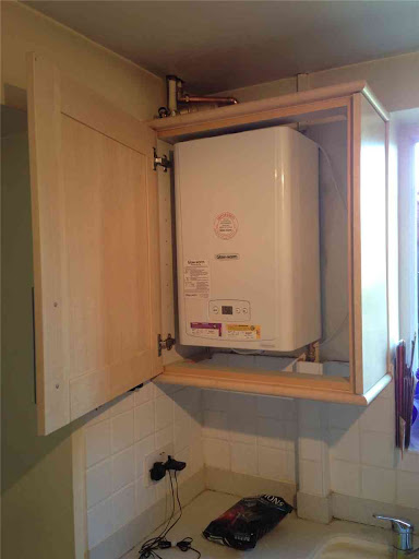 Supply and fit new boiler, power flush system