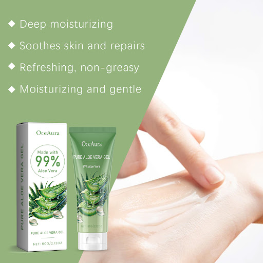 Title 10, Aloe Skin Care Gel Facial Hydrating Deep Hydrat...
